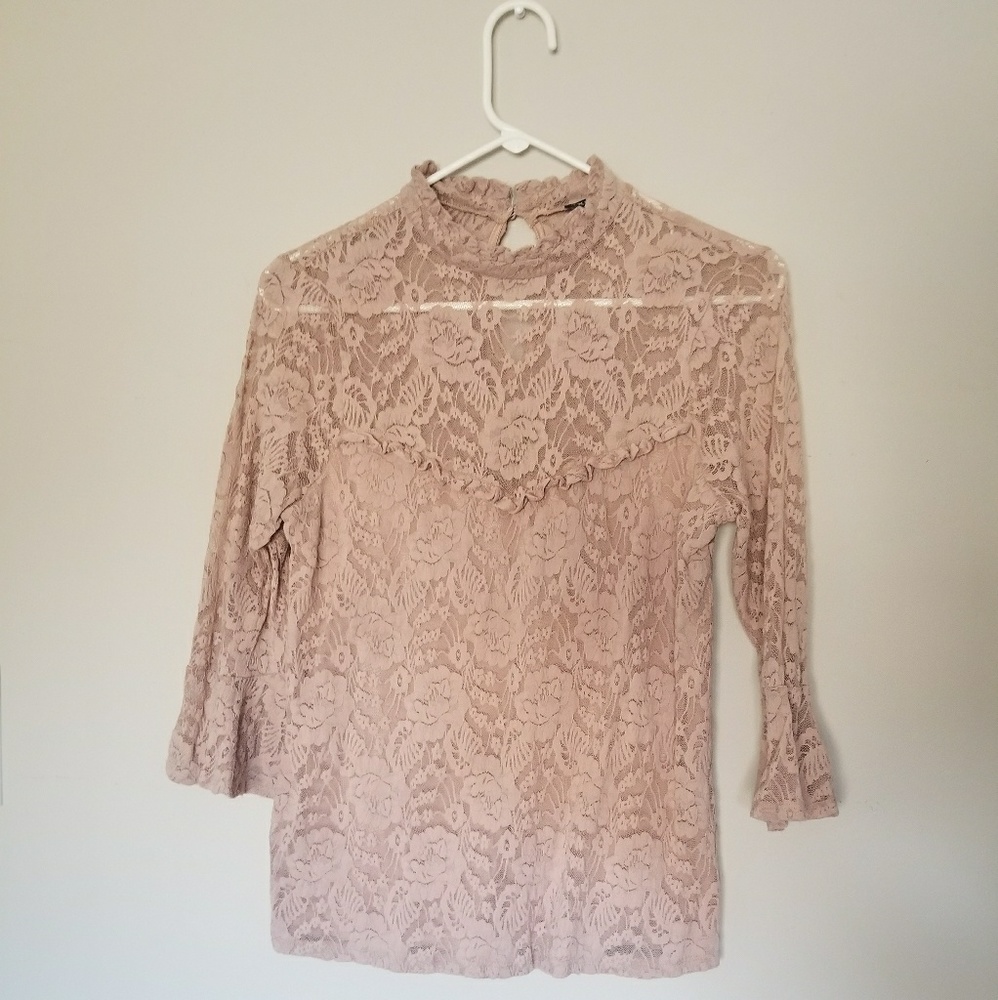 Pink Express lace Top